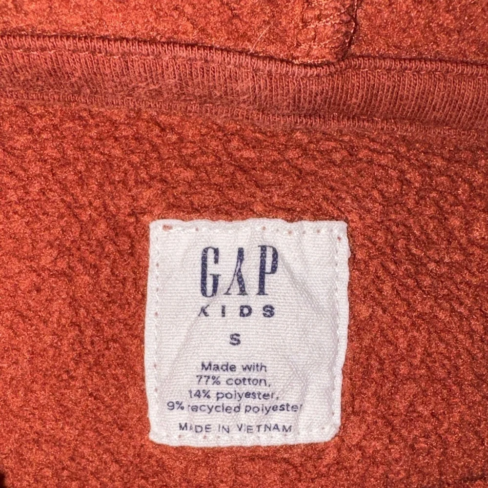 Gap Kids Rust Hoodie Unisex Genty Loved S